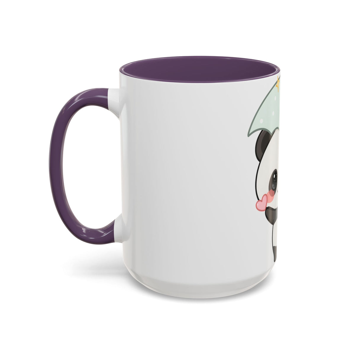 Cute Panda Accent Coffee Mug for Rainy Day Sips