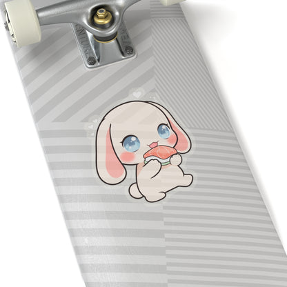 Kawaii Sushi Bunny Sticker for Cute Gift Giving