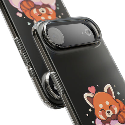 Cute Red Panda Phone Case, Dreamy Kawaii Cloud Art