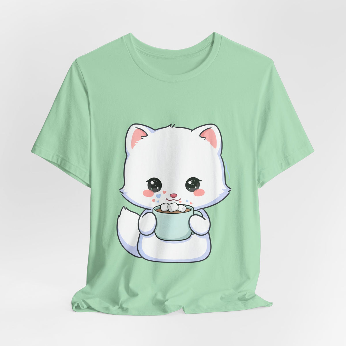 Kawaii Arctic Fox T-Shirt for Cozy Winter Gift Giving