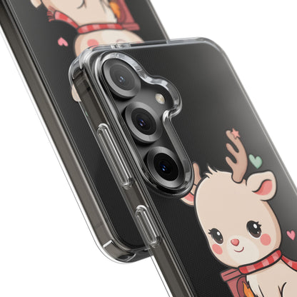 Kawaii Reindeer Phone Case for Cozy Holiday Cheer