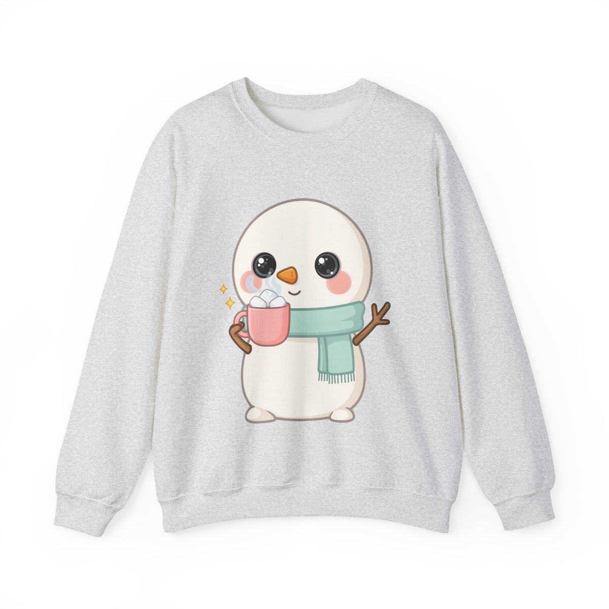 Kawaii Snowman Sweatshirt for Cozy Winter Days