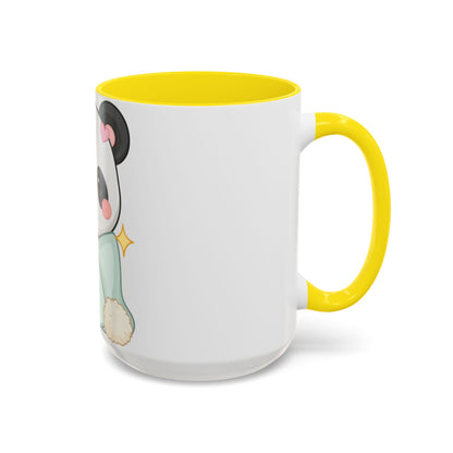 Kawaii Panda Accent Coffee Mug for Cozy Moments