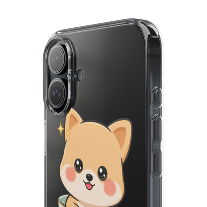 Kawaii Shiba Inu Phone Case – Cute Puppy in a Teacup
