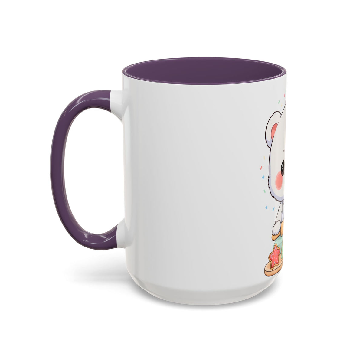Christmas Cookie Polar Bear Accent Coffee Mug
