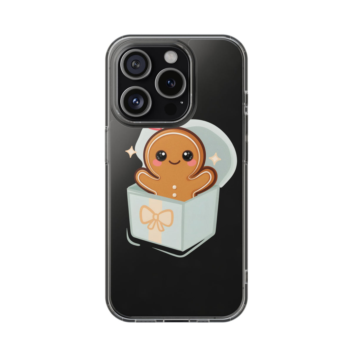 Gingerbread Man Phone Case – Kawaii Holiday Gift