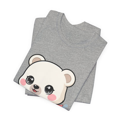 Kawaii Ice Skating Polar Bear Tee for Winter Gift Giving