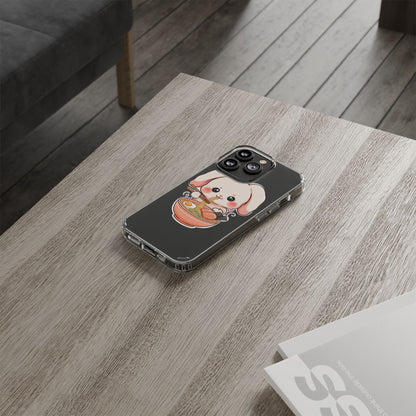 Kawaii Ramen Bunny Clear Impact-Resistant Case
