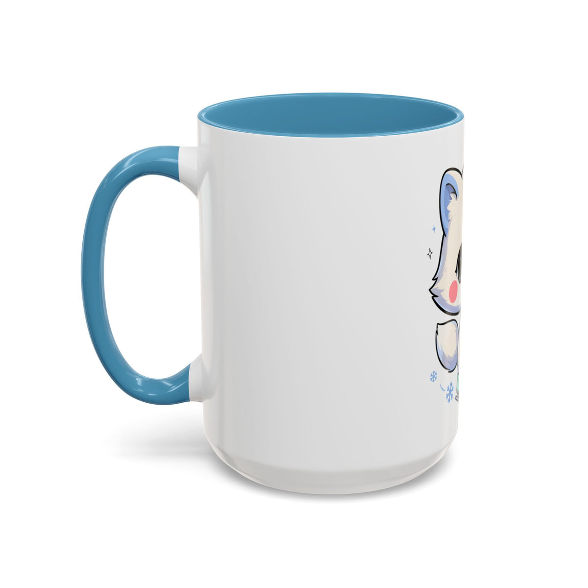Kawaii Arctic Fox Mug for Cozy Winter Coffee Breaks