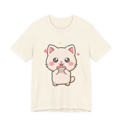 Kawaii Sushi Cat T-Shirt for Cat and Sushi Lovers