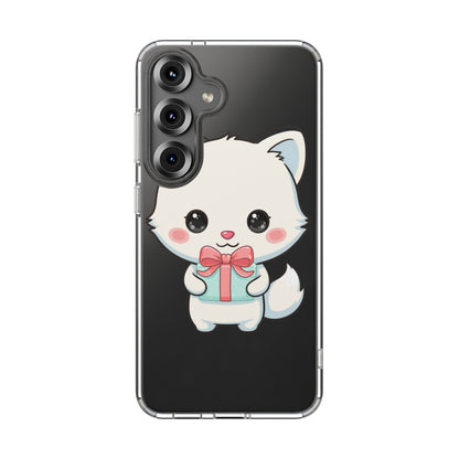 Kawaii Arctic Fox Phone Case with Gift