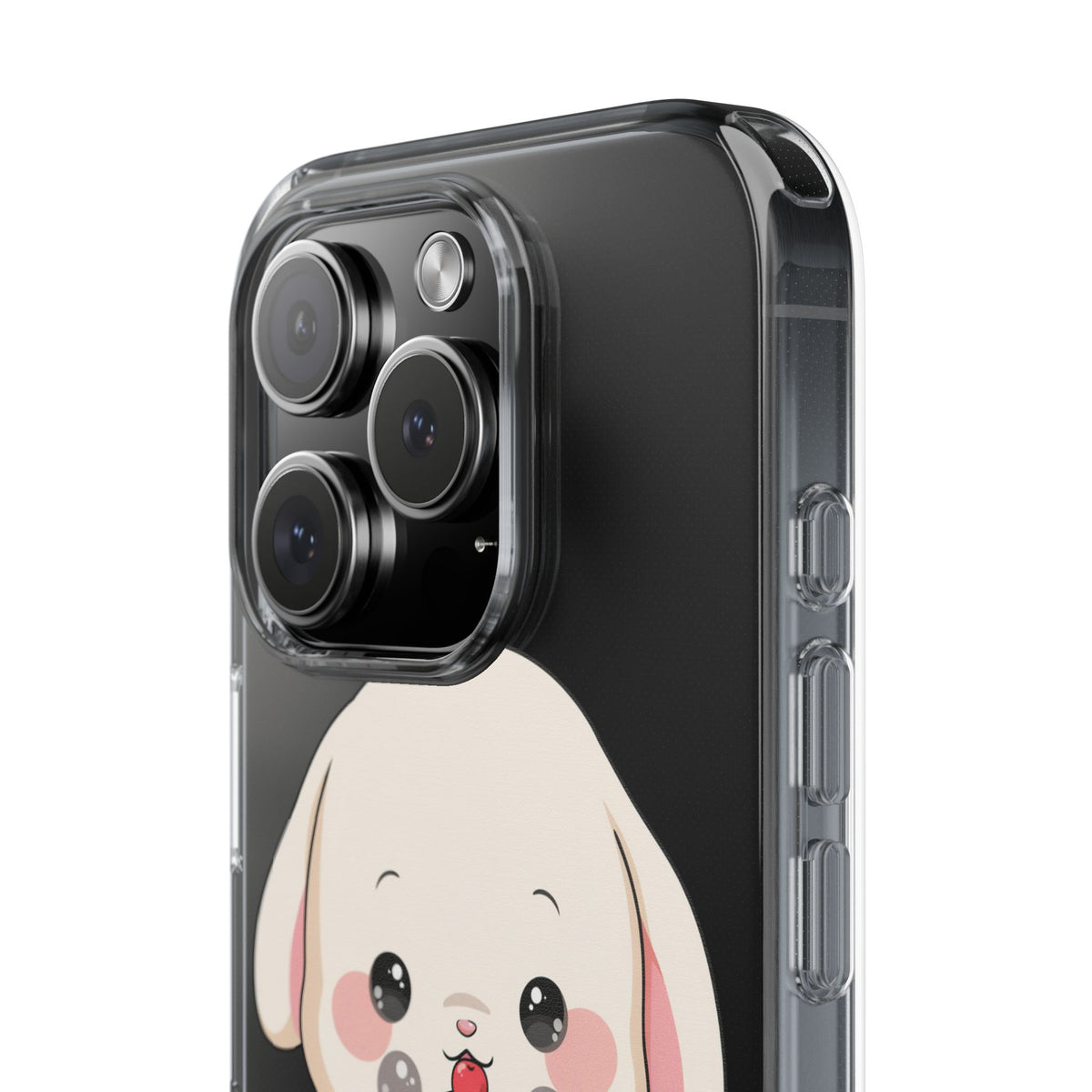 Kawaii Bunny Phone Case, Ice Cream Cutie Clear Case