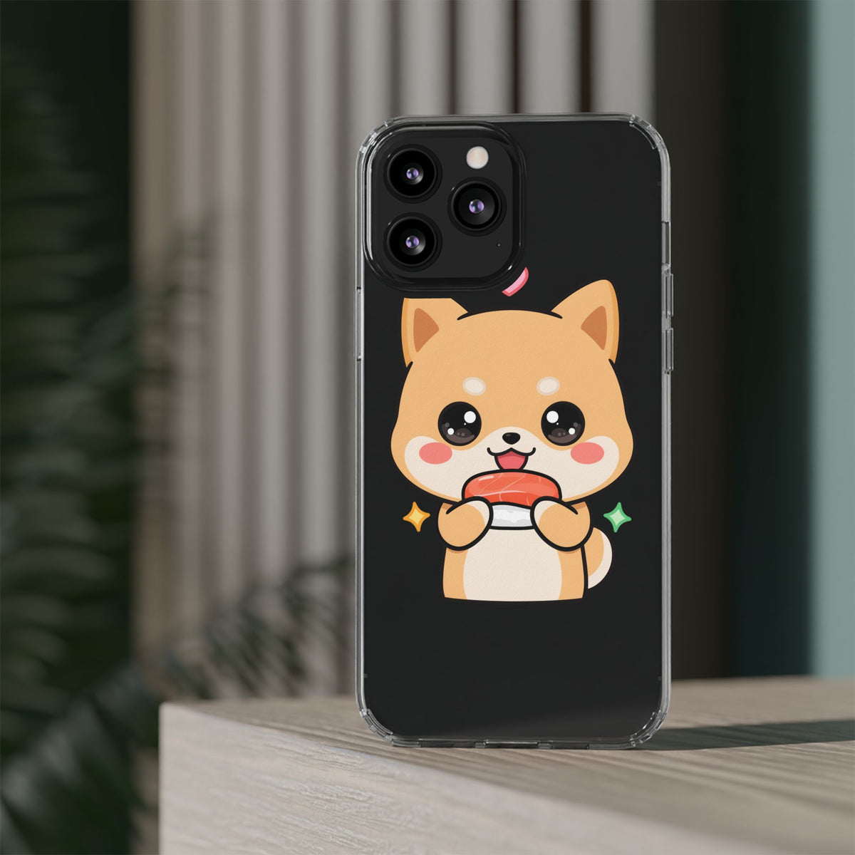 Kawaii Shiba Inu Phone Case for Sushi Lovers