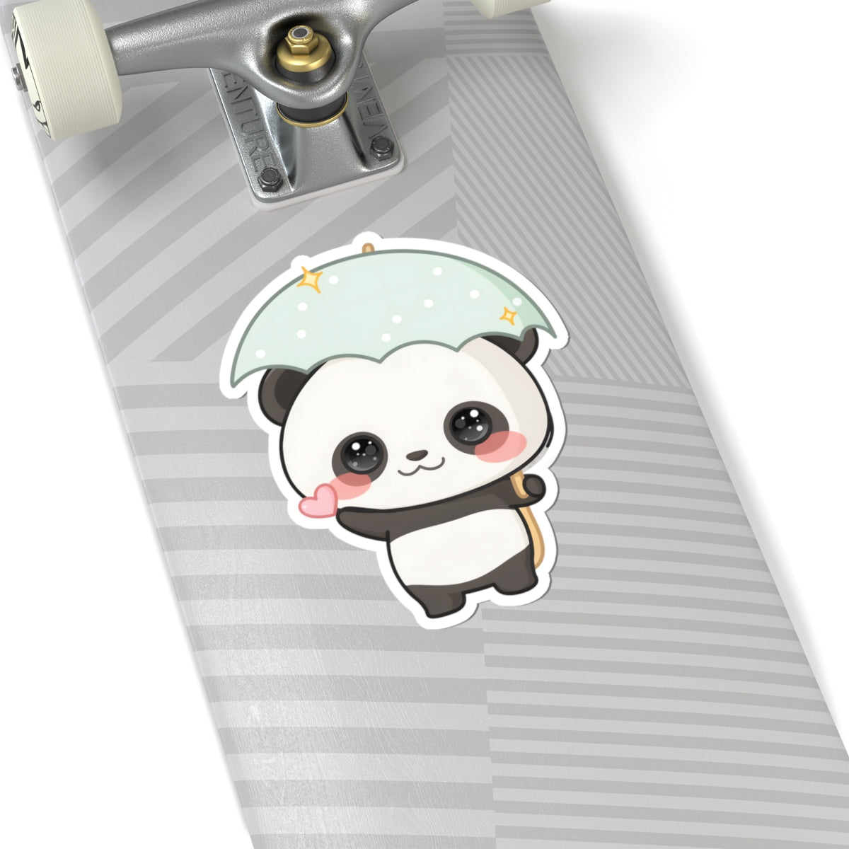 Kawaii Panda Umbrella Sticker for Cute Rainy Day Decor