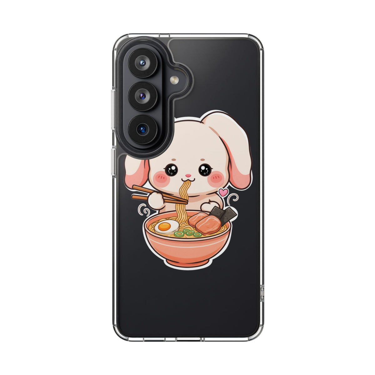 Kawaii Ramen Bunny Clear Impact-Resistant Case