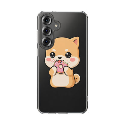Kawaii Shiba Inu Phone Case with Donut