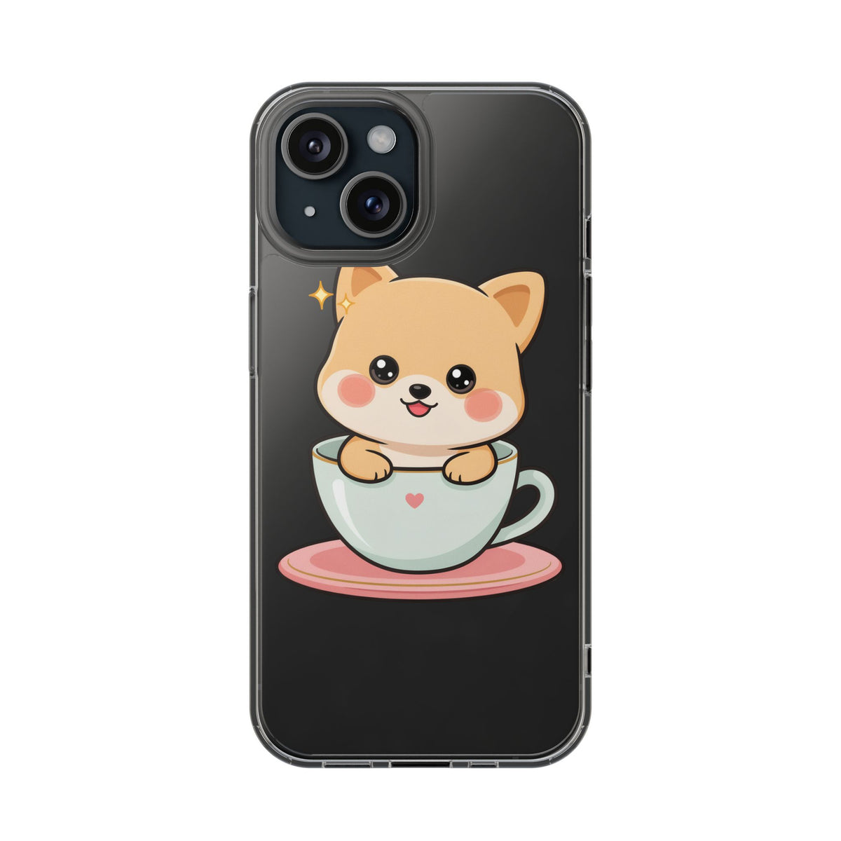 Kawaii Shiba Inu Phone Case – Cute Puppy in a Teacup