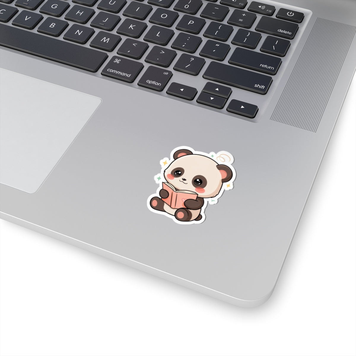Reading Panda Sticker – Cute Kawaii Book Lover Decal