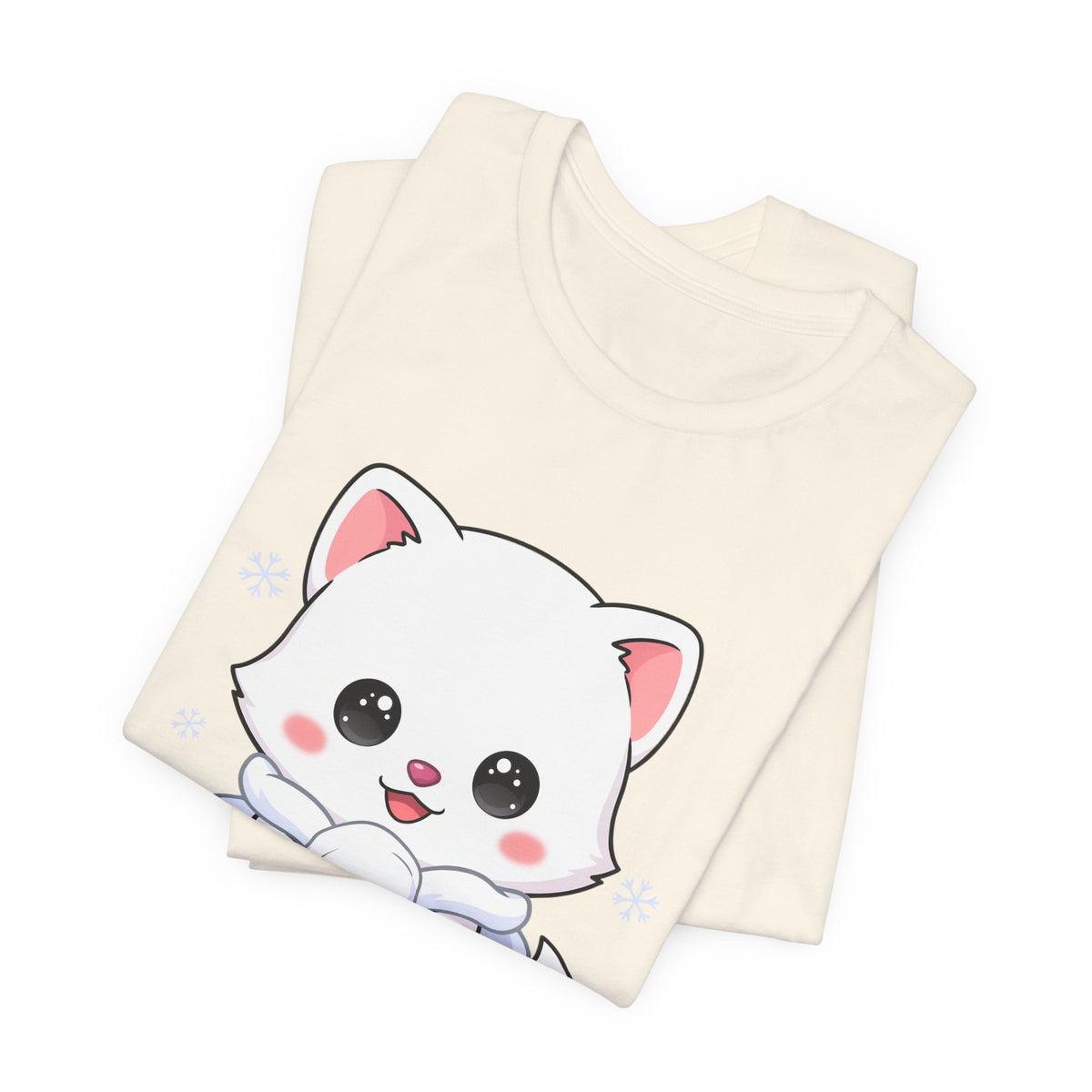 Kawaii Arctic Fox T-Shirt for Cute Winter Style