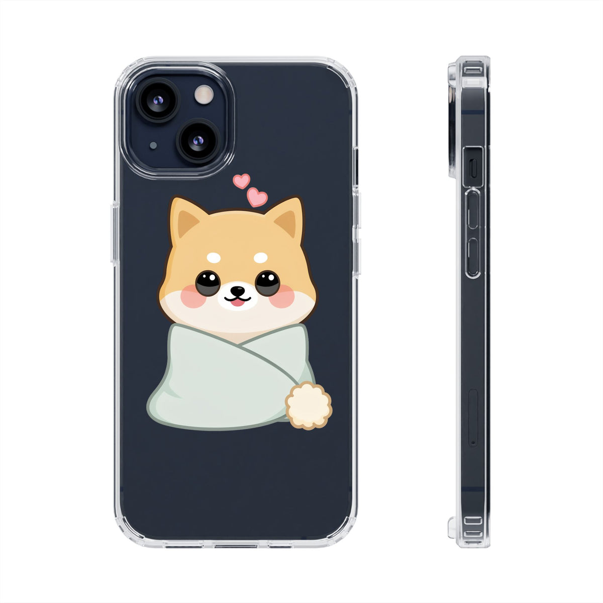 Kawaii Shiba Inu Phone Case, Cozy Valentine Gift