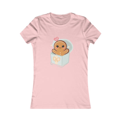 Kawaii Gingerbread Man T-Shirt in a Gift Box