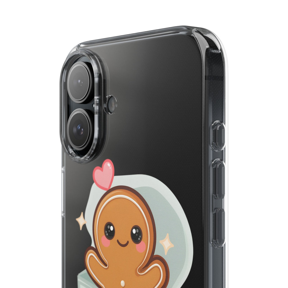 Gingerbread Man Phone Case – Kawaii Holiday Gift