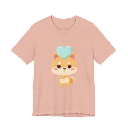 Kawaii Shiba Inu T-Shirt, Cute Balloon Dog Gift