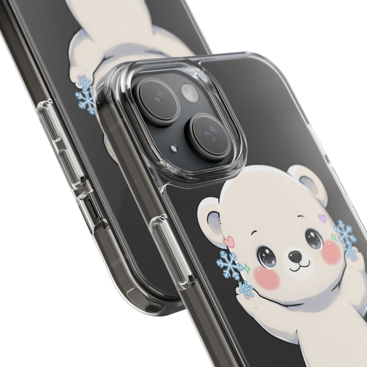 Kawaii Polar Bear Phone Case for a Cozy Winter Gift