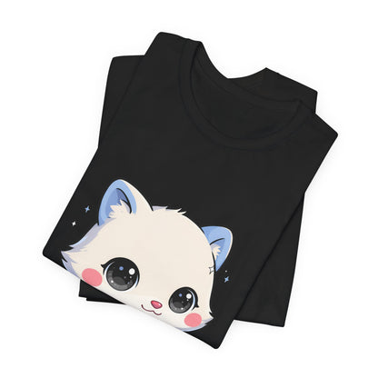Kawaii Arctic Fox T-Shirt for Winter Gift Giving