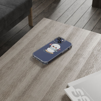 Kawaii Snowman Phone Case, Cute Winter Cheer