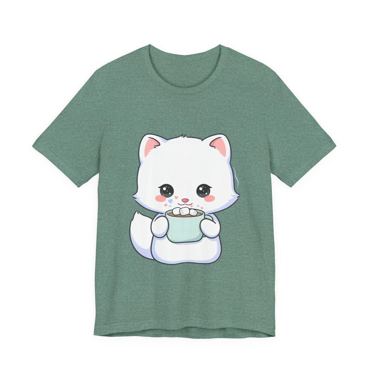 Kawaii Arctic Fox T-Shirt for Cozy Winter Gift Giving