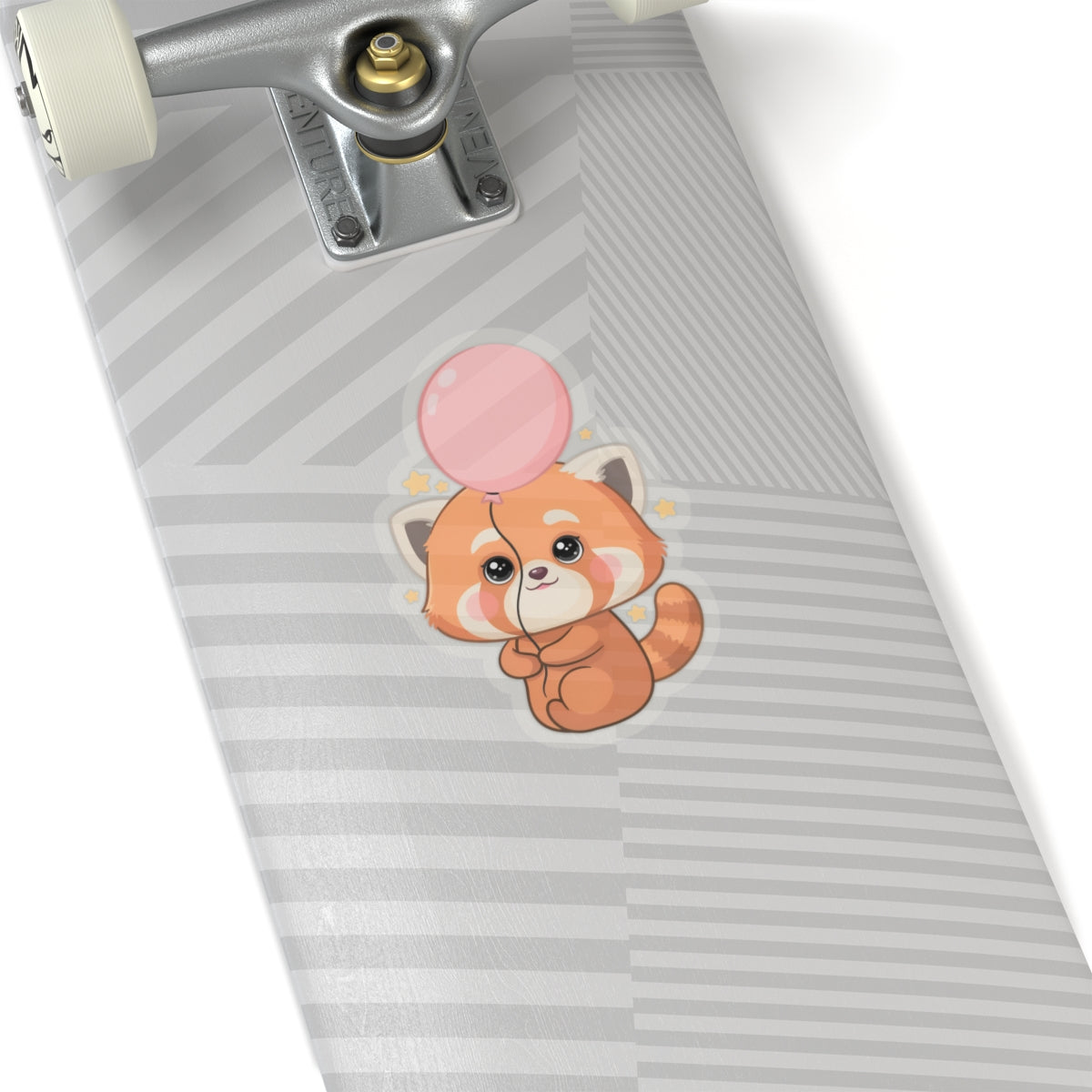 Kawaii Red Panda Sticker with Balloon | Chibi Animal
