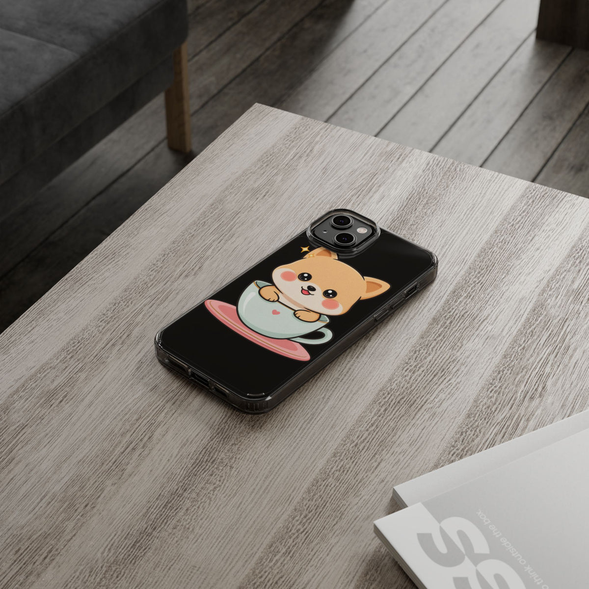 Kawaii Shiba Inu Phone Case – Cute Puppy in a Teacup