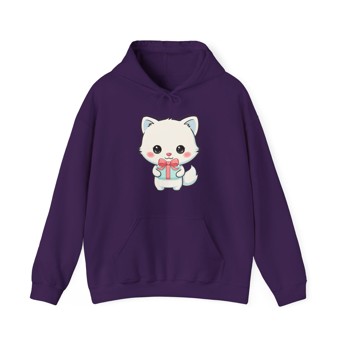 Kawaii Arctic Fox Gift Hoodie for Cozy Holiday Giving