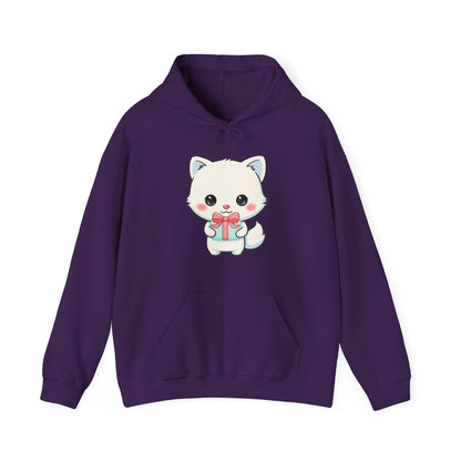 Kawaii Arctic Fox Gift Hoodie for Cozy Holiday Giving