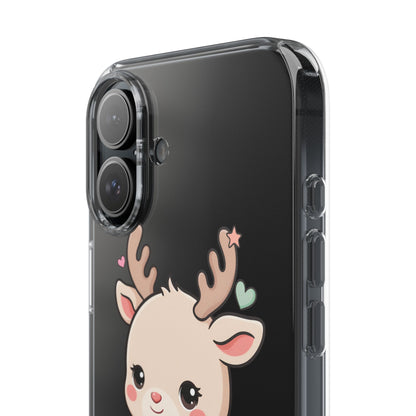 Kawaii Reindeer Phone Case for Cozy Holiday Cheer