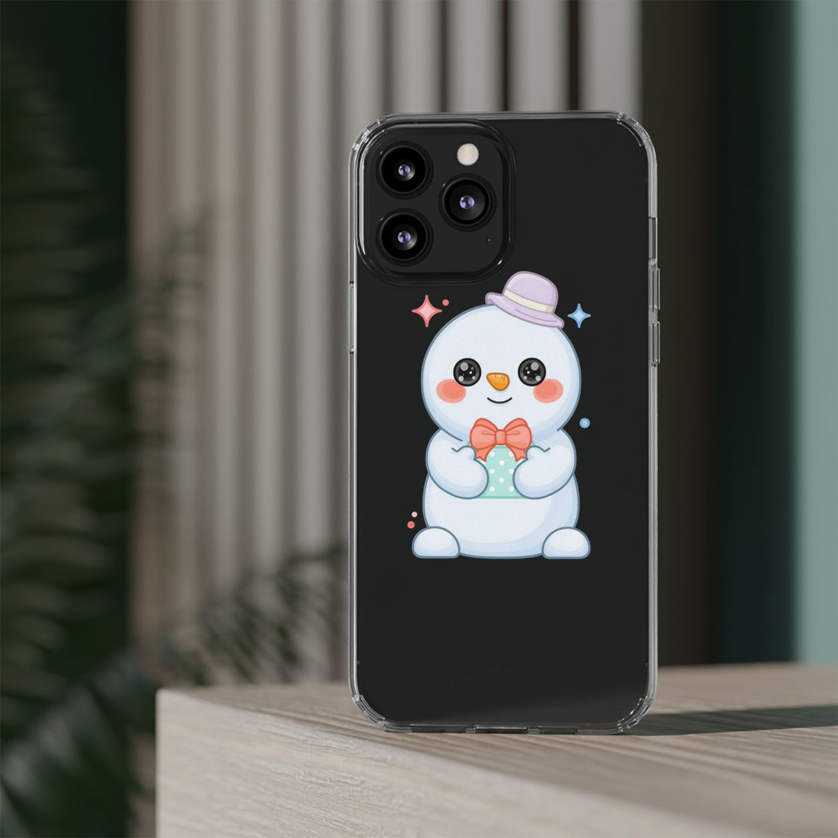 Kawaii Snowman Phone Case for Cheerful Winter Days