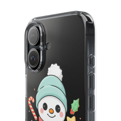 Christmas Snowman Phone Case, Cute Cookie Baker