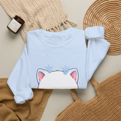 Kawaii Arctic Fox Sweatshirt for Cute Winter Animal Lovers