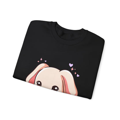Kawaii Gamer Bunny Sweatshirt for Cozy Gaming Days