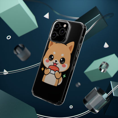 Kawaii Shiba Inu Phone Case for Sushi Lovers