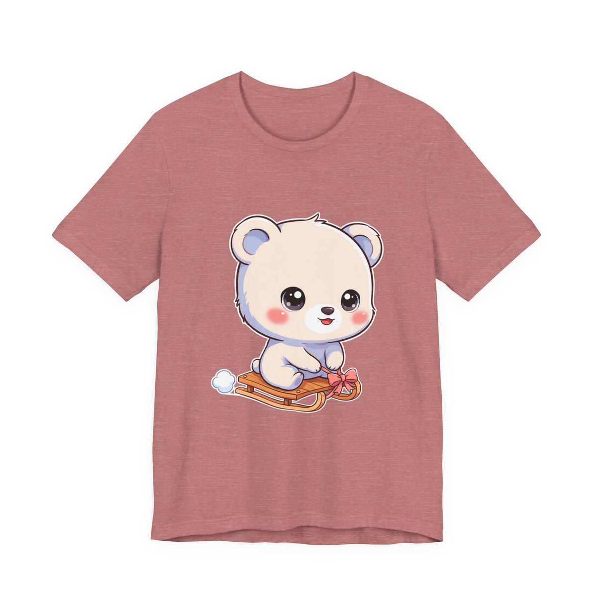 Kawaii Polar Bear T-Shirt for Cozy Winter Days