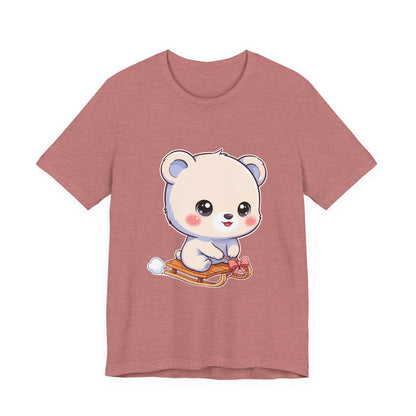 Kawaii Polar Bear T-Shirt for Cozy Winter Days
