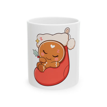 Christmas Gingerbread Mug – Cozy Holiday Coffee Cup
