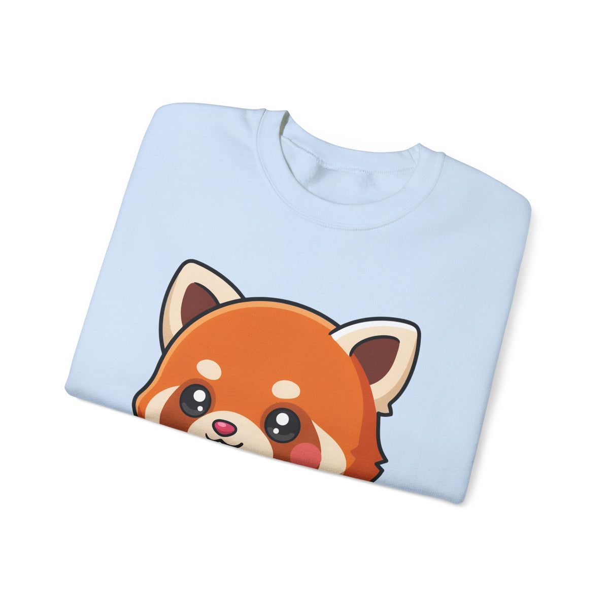 Kawaii Red Panda Skateboarding Sweatshirt, Cute Animal Gift