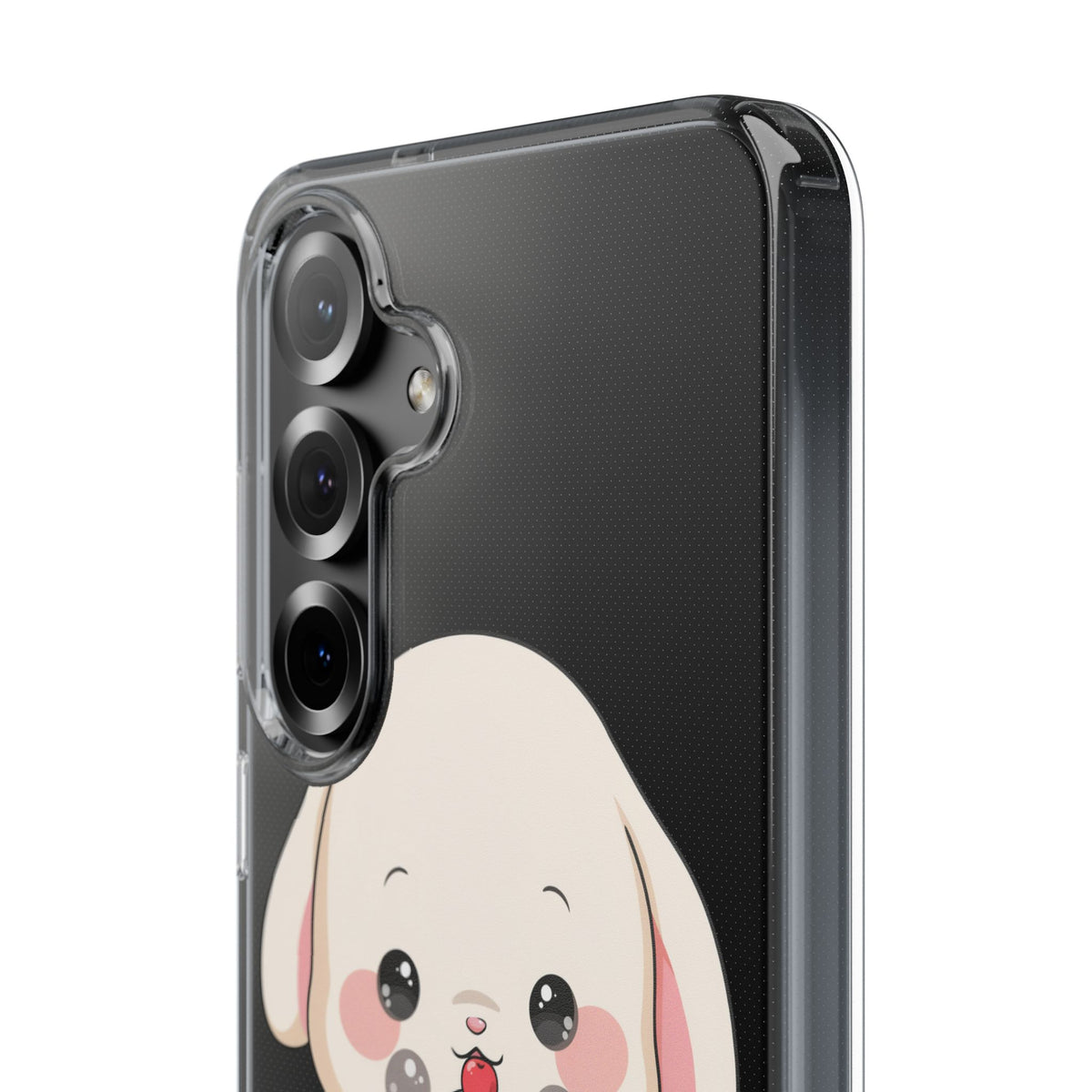 Kawaii Bunny Phone Case, Ice Cream Cutie Clear Case