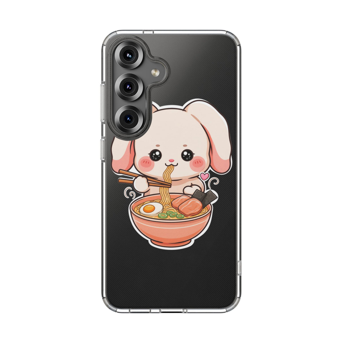 Kawaii Ramen Bunny Clear Impact-Resistant Case