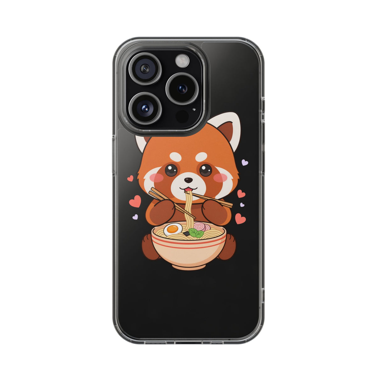 Red Panda Ramen Phone Case – Kawaii Food Lover Gift