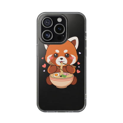 Red Panda Ramen Phone Case – Kawaii Food Lover Gift