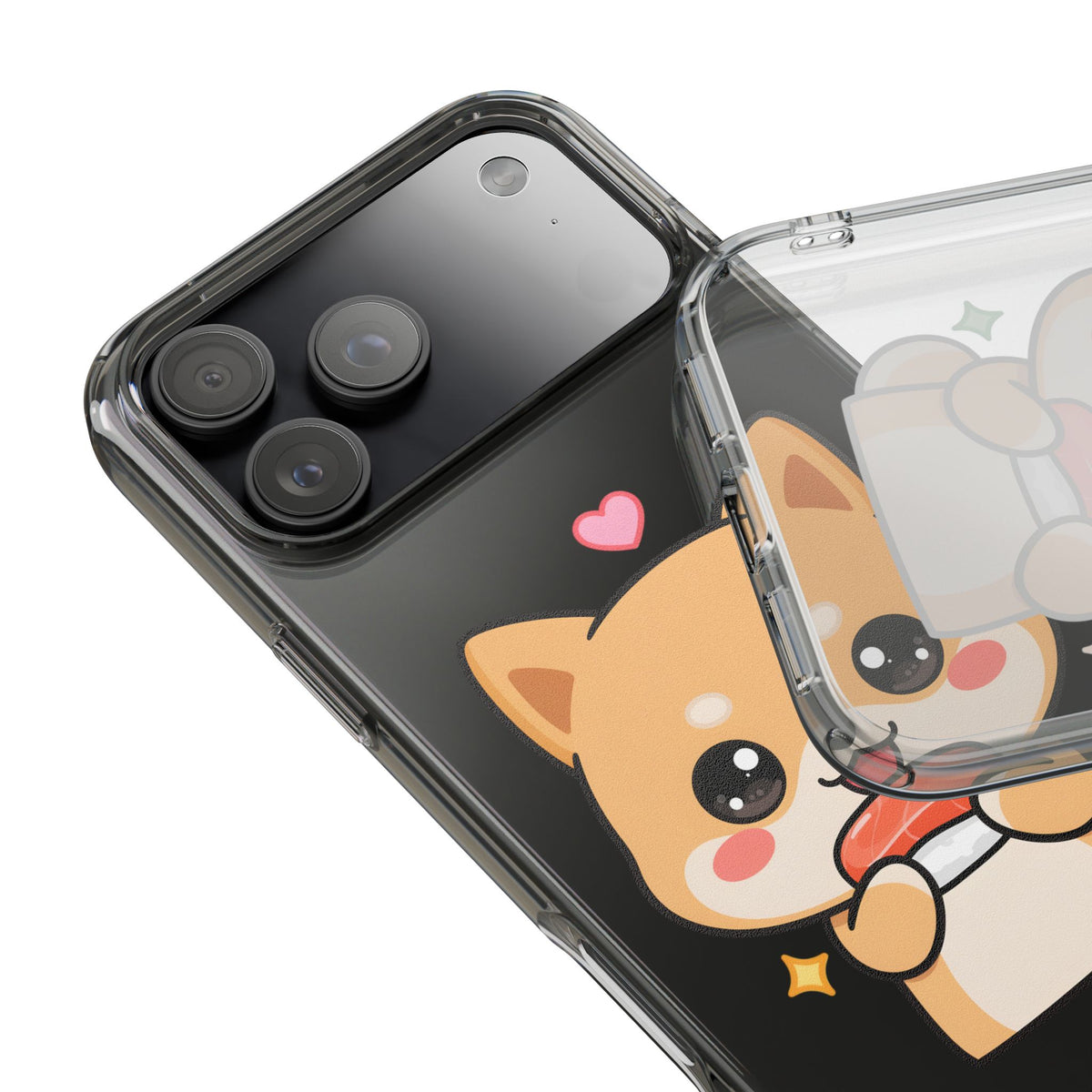 Kawaii Shiba Inu Phone Case for Sushi Lovers